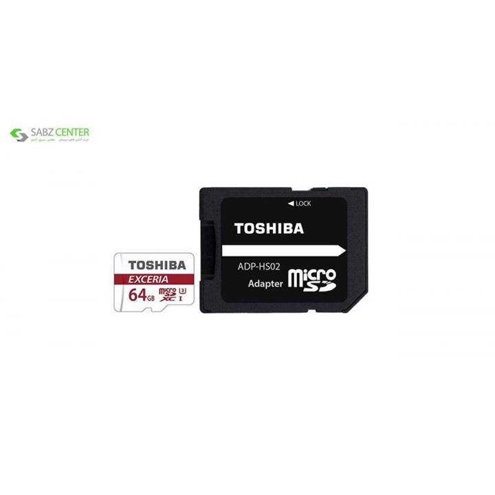 کارت حافظه MicroSDHC توشیبا مدل Exceria M302 کلاس 10 استاندارد UHS-I U3 سرعت 90MBps ظرفیت 64GB Toshiba Exceria M302 UHS-I U3 90 MBps SDHC 64 GB